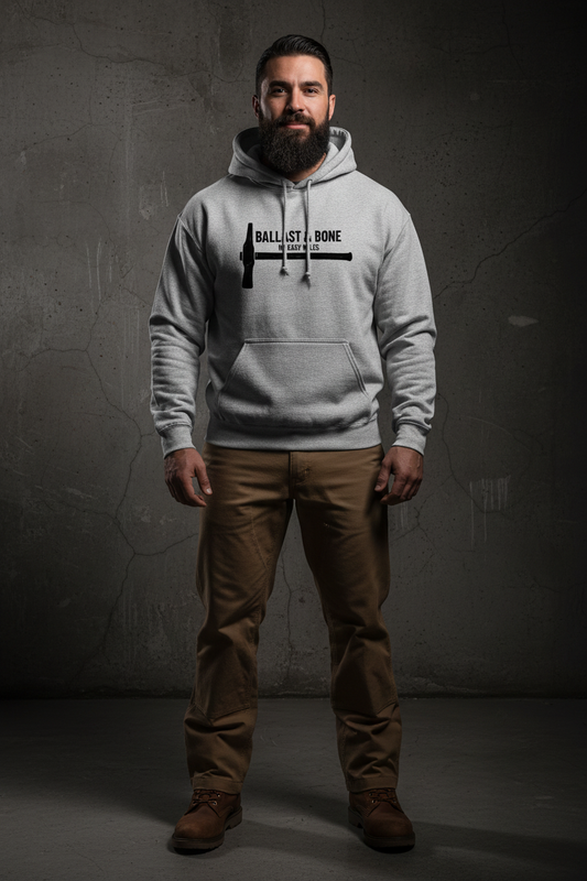 Sport Grey Hoodie Front Mockup