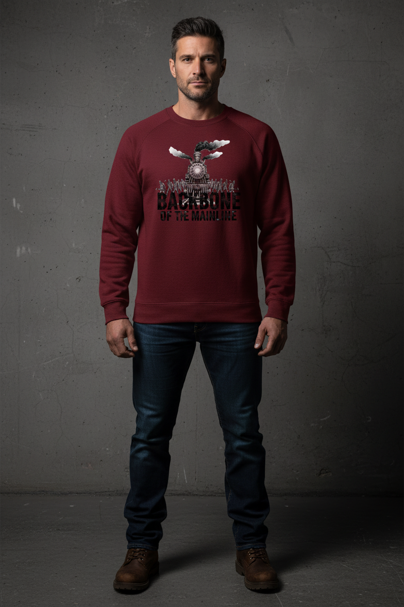 Backbone Crew - Maroon Front