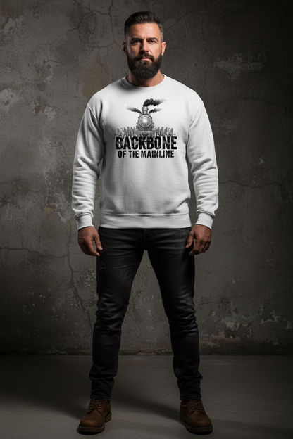 Backbone Crew - White Front