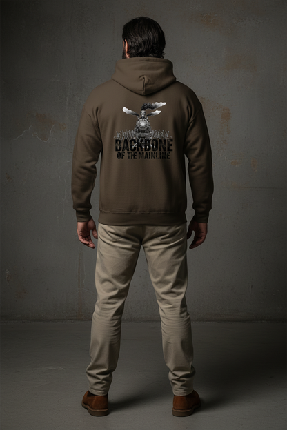 Backbone Hoodie - Dark Brown