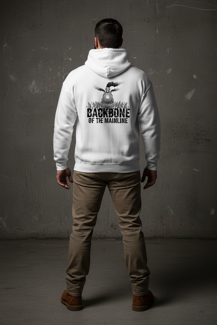 Backbone Hoodie - White