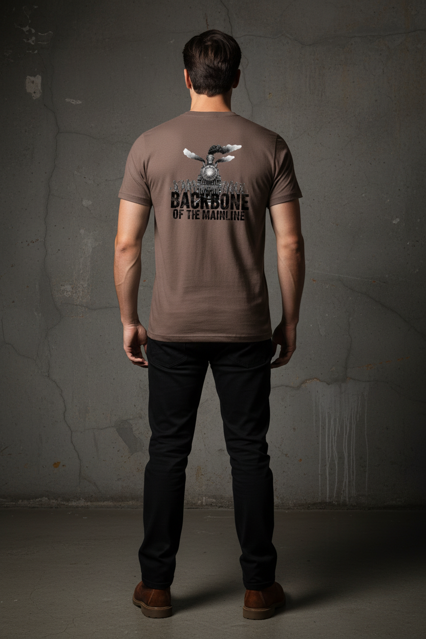 Backbone Tee - Pebble Back