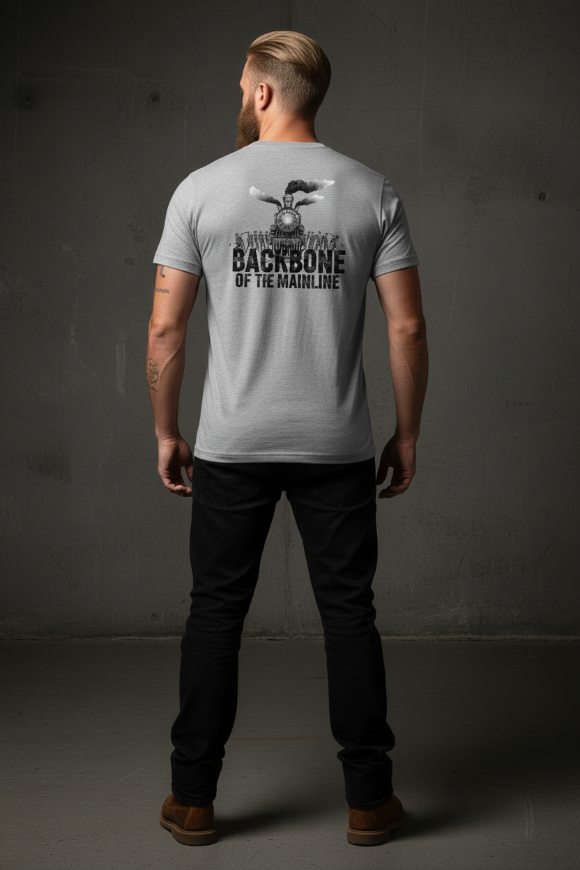 Backbone Tee - Silver Back