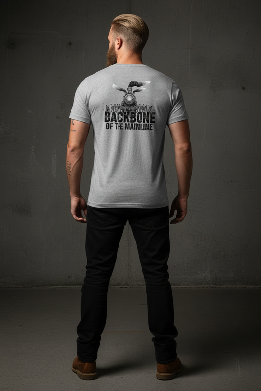 Backbone Tee - Silver Back