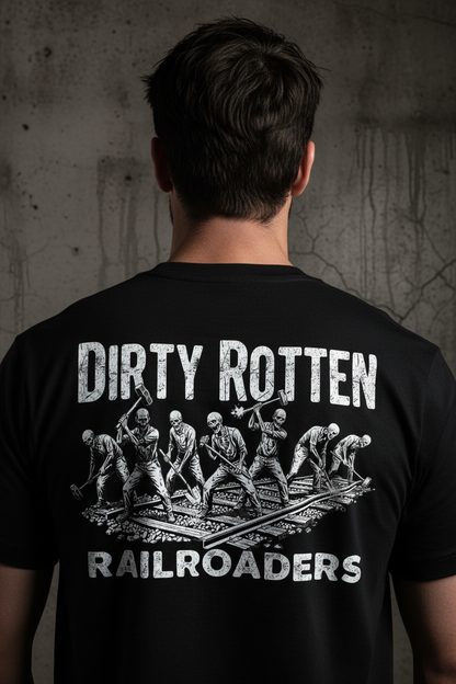 Black Tee Zoomed Back Design