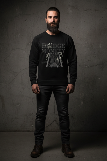 Bridge Monkey Crewneck - Black