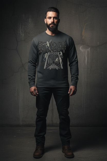 Bridge Monkey Crewneck - Charcoal Grey