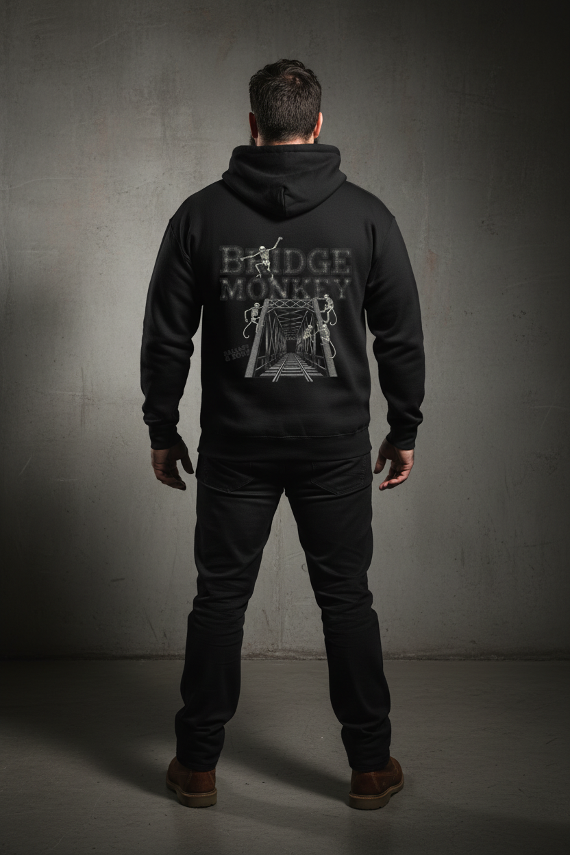 Bridge Monkey Hoodie - Black
