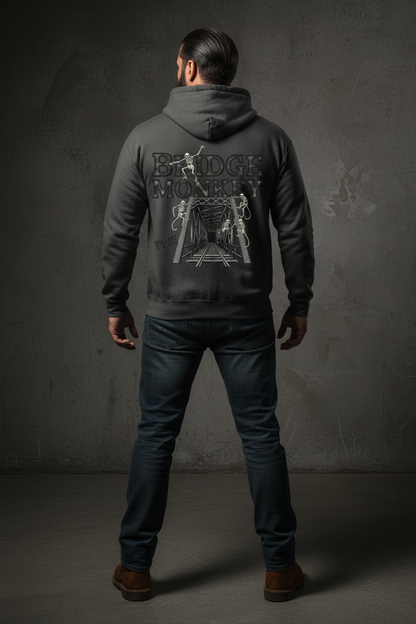 Bridge Monkey Hoodie - Charcoal