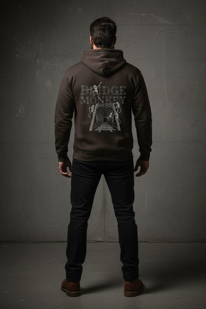 Bridge Monkey Hoodie - Dark Brown