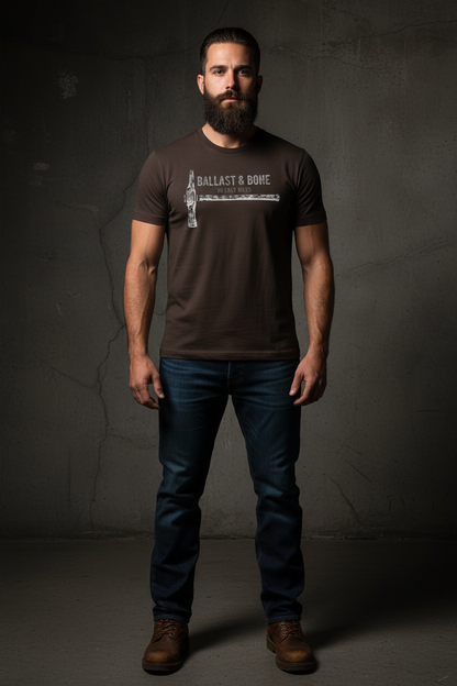Brown Tee Front Mockup