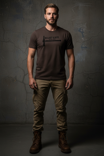 Brown Tee Front Mockup