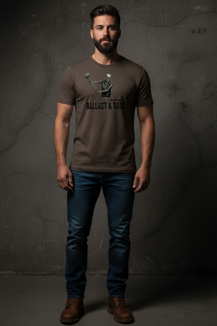 Brown Tee Front Mockup