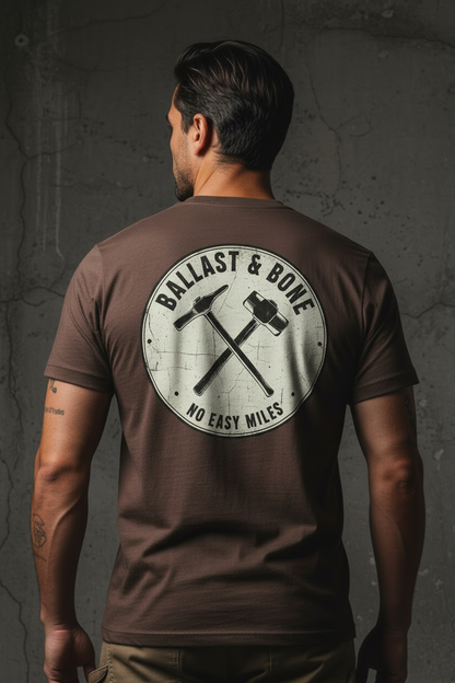 Brown Tee Zoomed Back Design