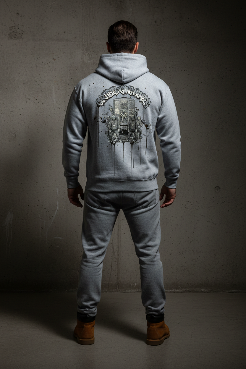 CGM Hoodie - Sport Grey Back