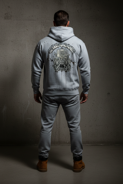 CGM Hoodie - Sport Grey Back