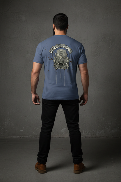 CGM Tee - Steel Blue Medium