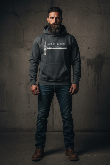 Charcoal Hoodie Front Mockup
