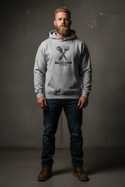 Crossed Wrenches Hoodie - Sport Grey