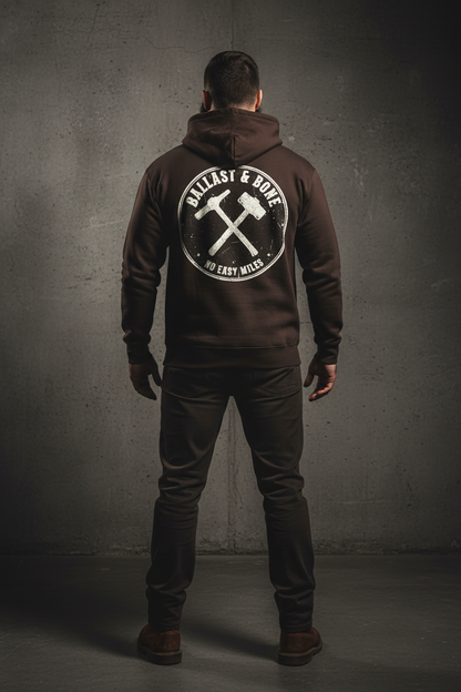 Hoodie Back - Dark Brown