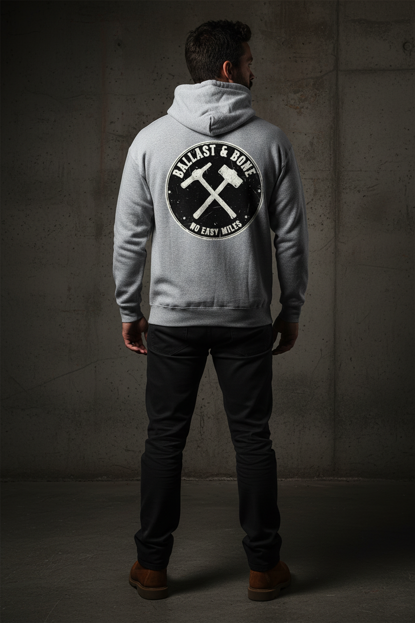 Hoodie Back - Sport Grey