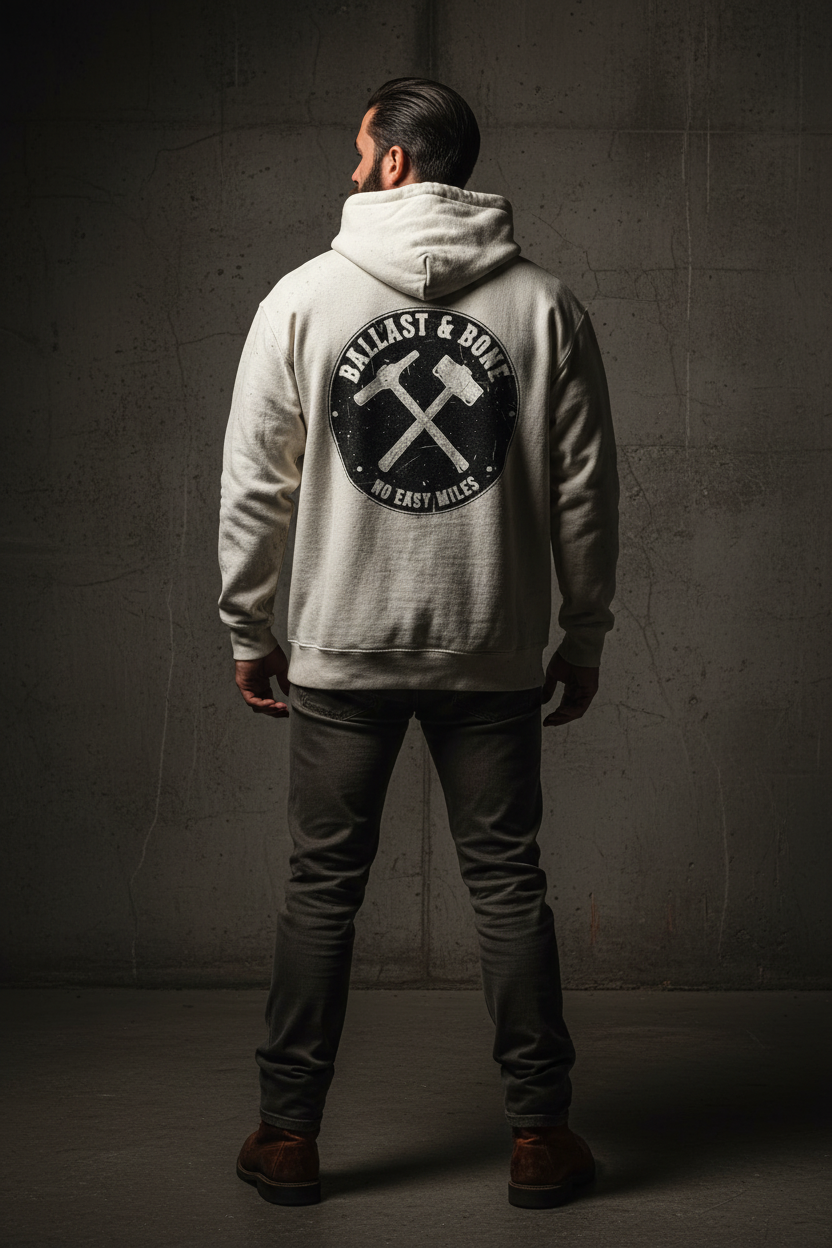 Hoodie Back - White