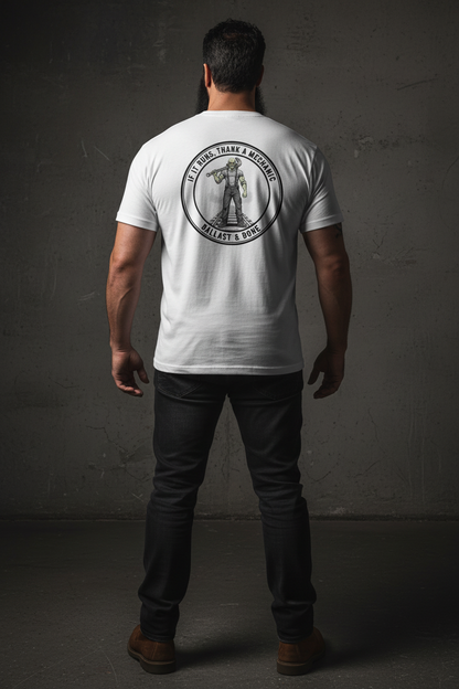 If It Runs Tee - White Back