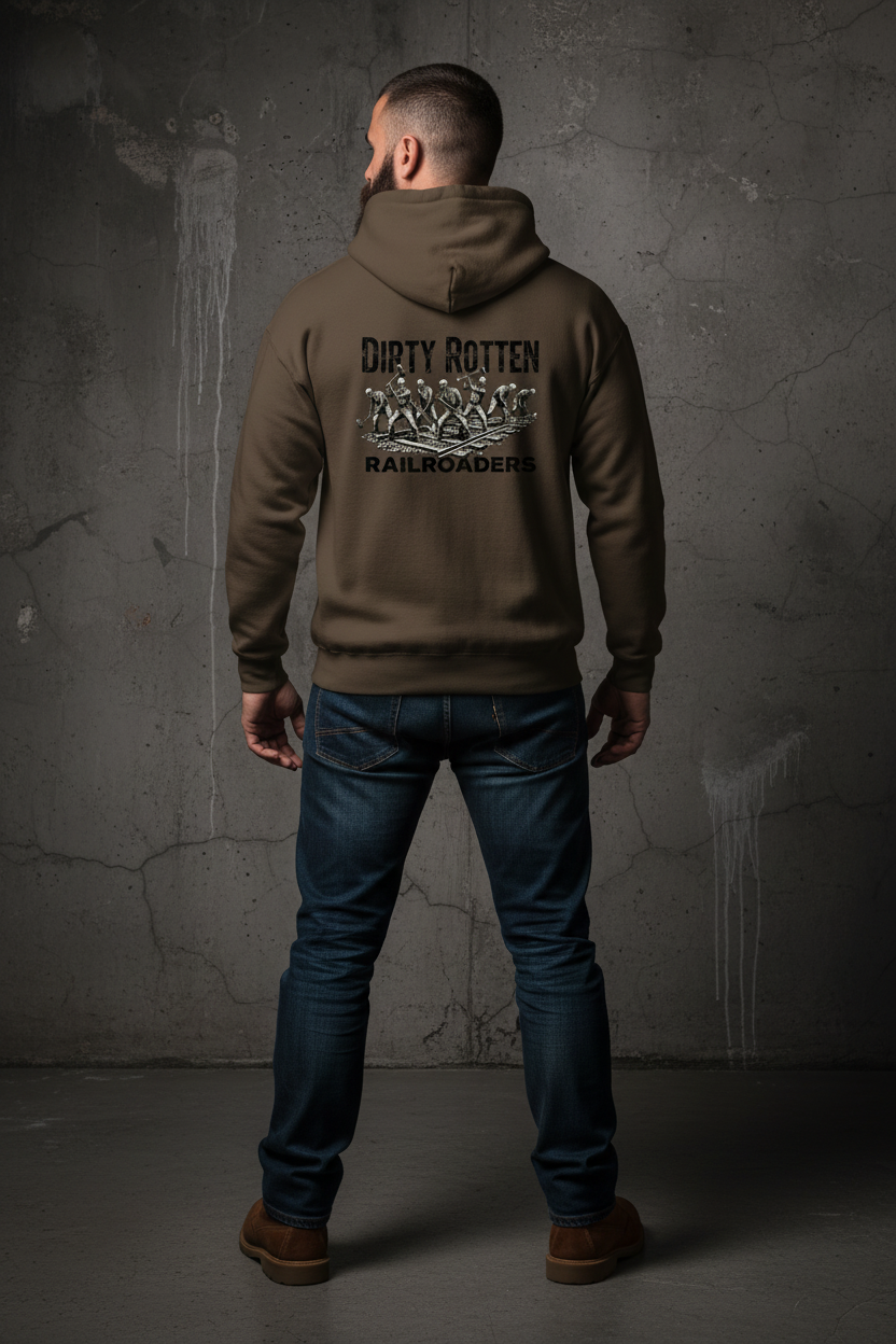 The Dirty Rotten Railroader Hoodie
