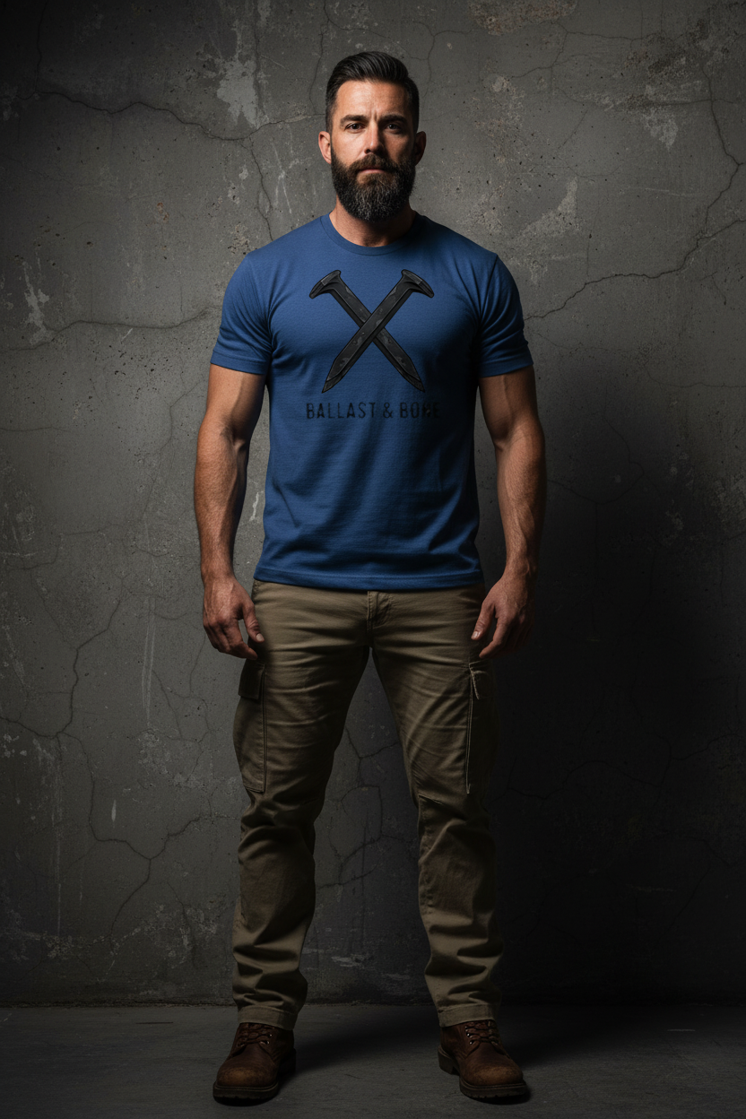 Indigo Tee Front Mockup