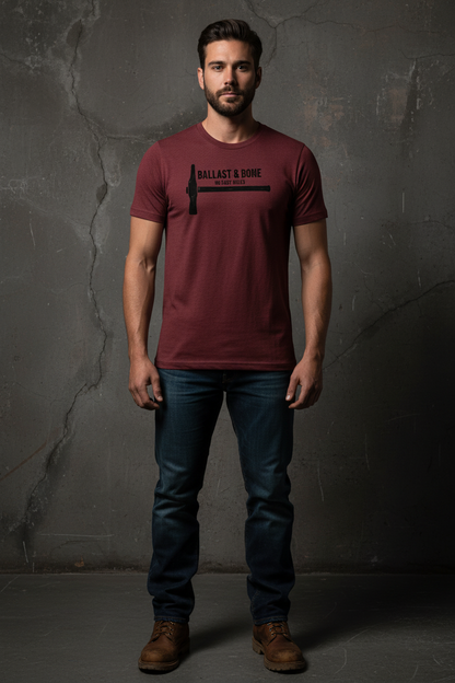 Maroon Tee Front Mockup