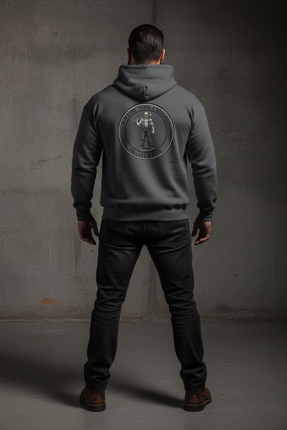 Mechanic Hoodie - Charcoal Back