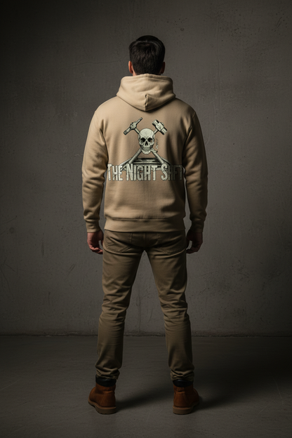 Night Shift Hoodie - Sand Back