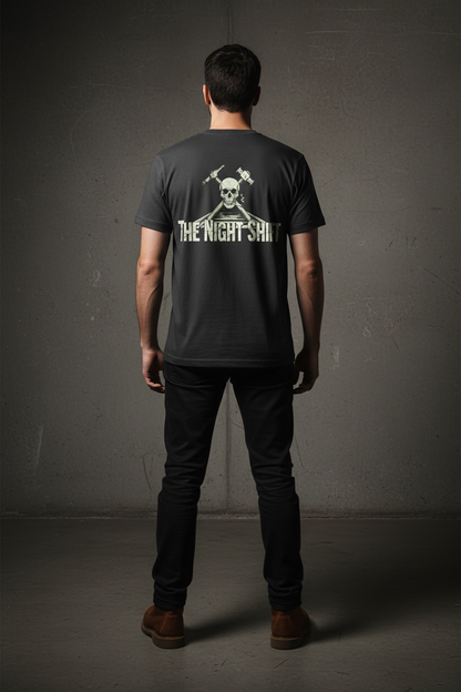 Night Shift Tee - Charcoal