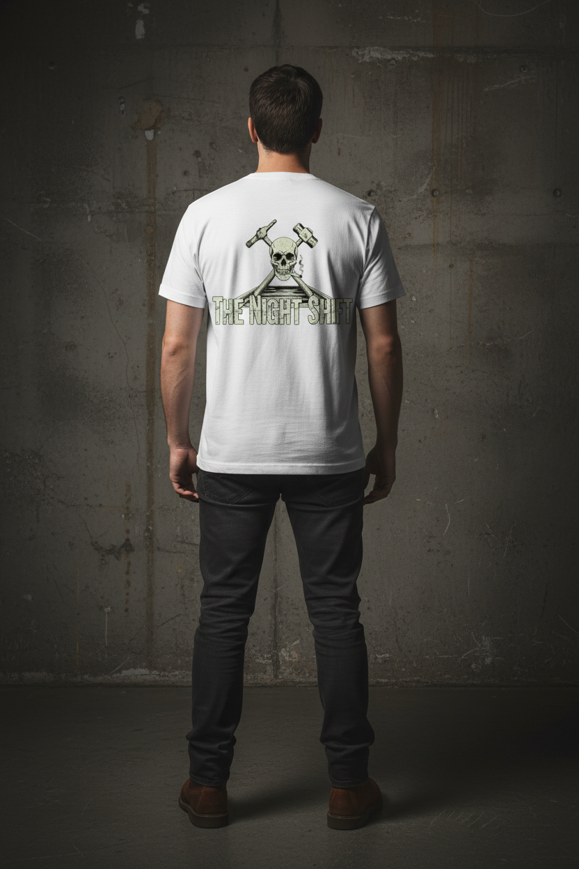 Night Shift Tee - White