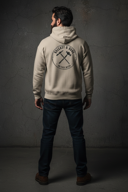 Sand Hoodie Back Mockup