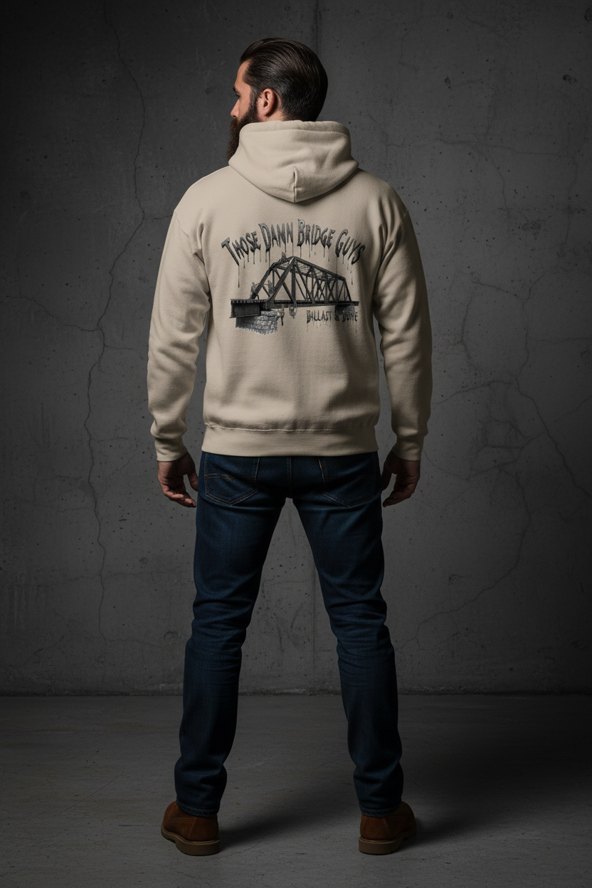 Sand Hoodie Back Mockup