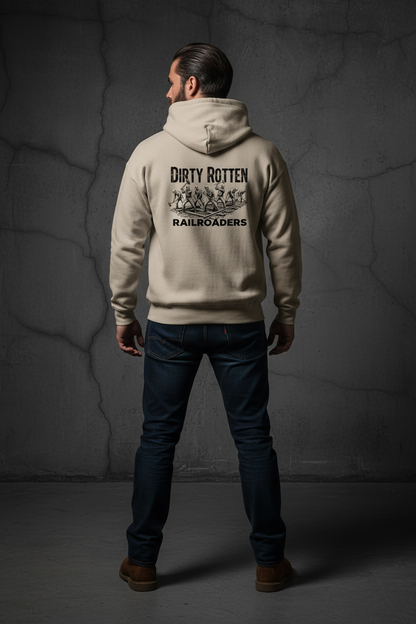 Sand Hoodie Back Mockup