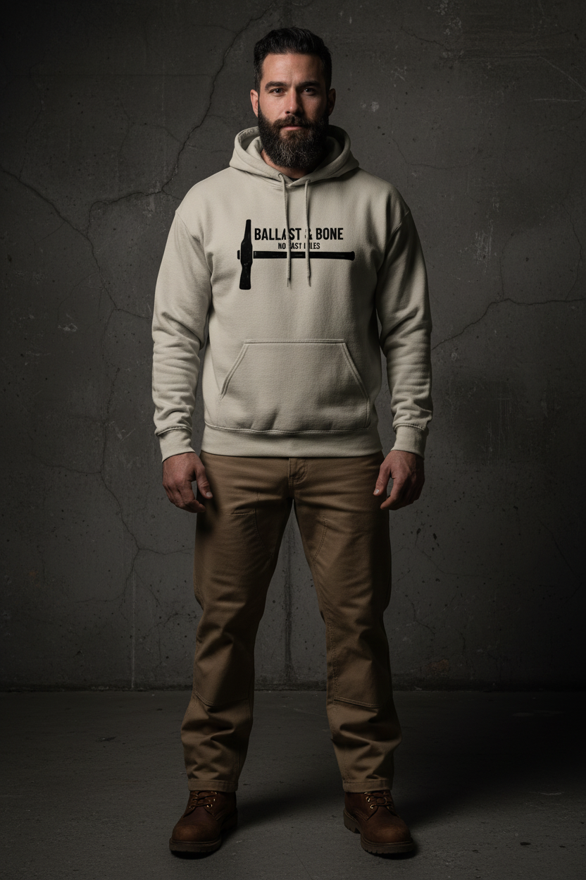 Sand Hoodie Front Mockup