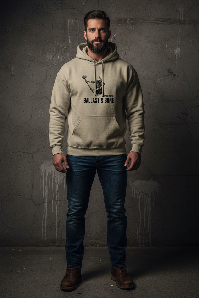 Sand Hoodie Front Mockup