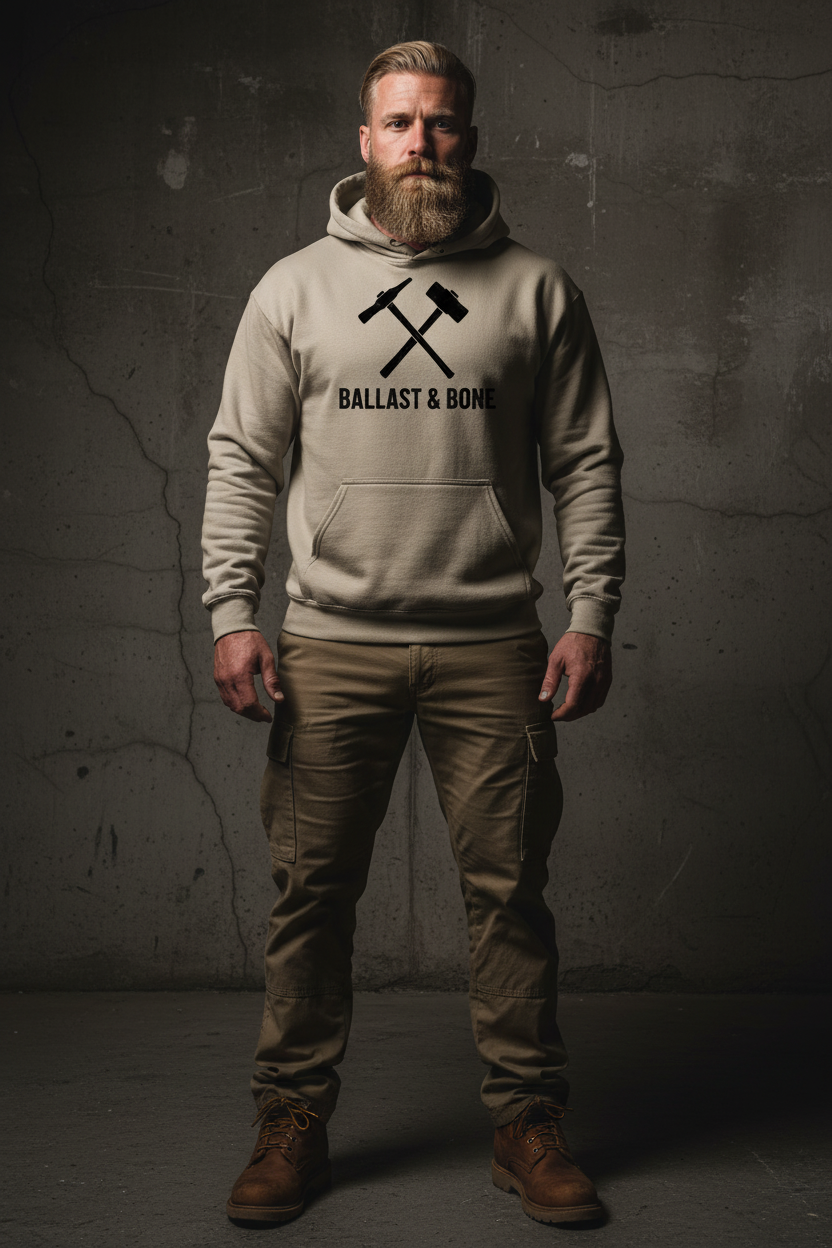 Sand Hoodie Front Mockup