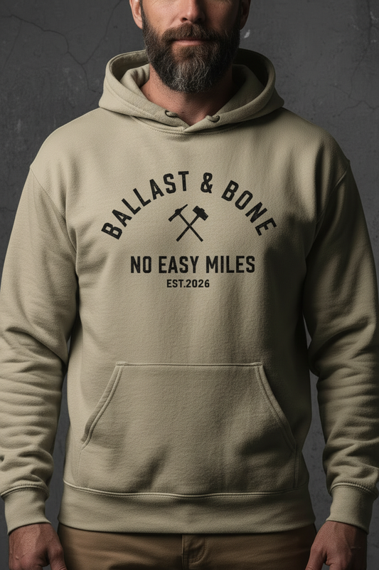Sand Hoodie Zoomed Front Design