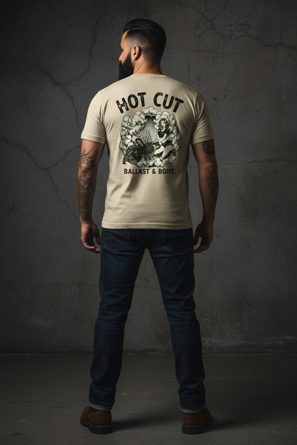 Sand Tee Back Mockup