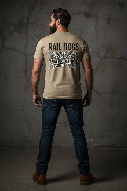 Sand Tee Back Mockup