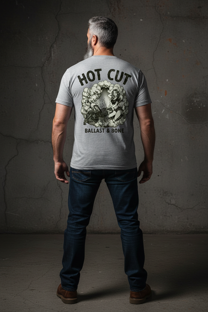Silver Tee Back Mockup