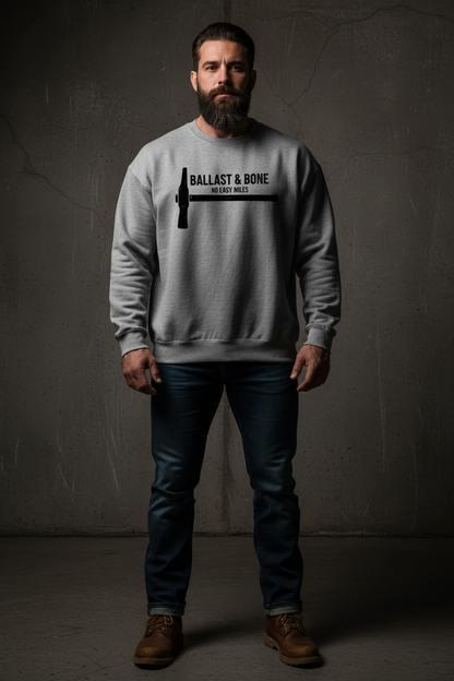 Sport Grey Crewneck Front Mockup