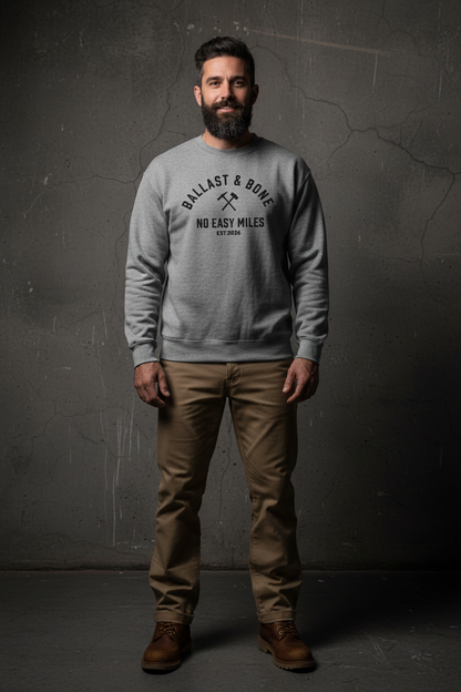 Sport Grey Crewneck Front Mockup