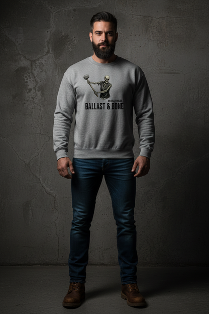 Sport Grey Crewneck Front Mockup