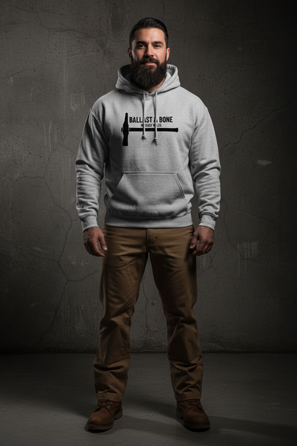 Sport Grey Hoodie Front Mockup