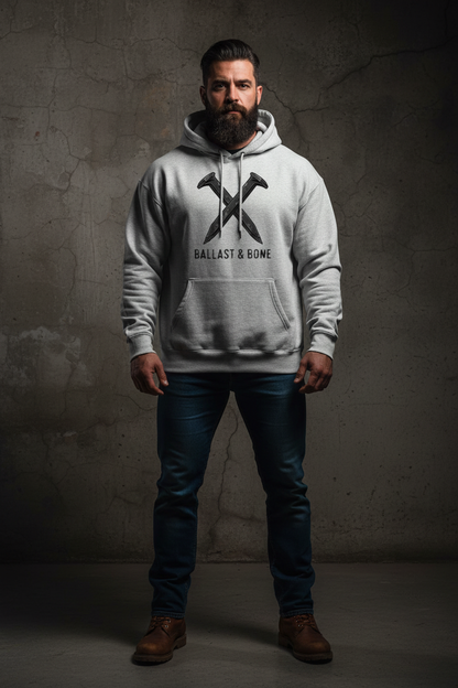 Sport Grey Hoodie Front Mockup