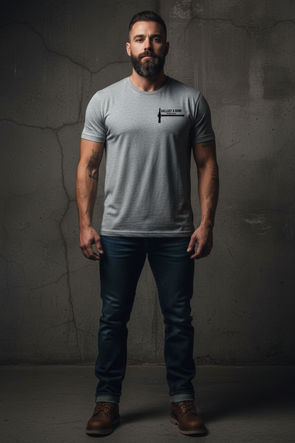 Sport Grey Tee Front Mockup